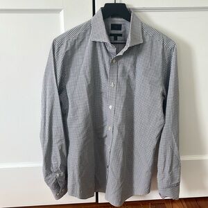 Banana Republic Tailored Slim Fit Men’s shirt available in gray check